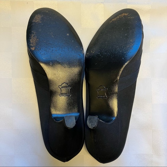 Impo Black Peep Toe Low Heel Shoe, 6M - Picture 10 of 13